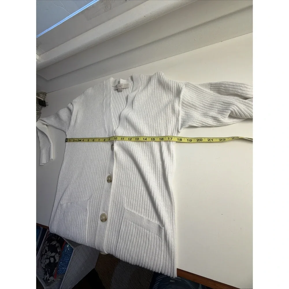 LOFT linen cardigan